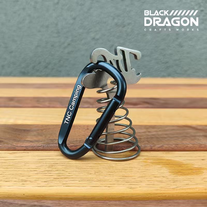BLACK DRAGON 魚骨釘 帳篷天幕木板固定彈簧不鏽鋼地釘