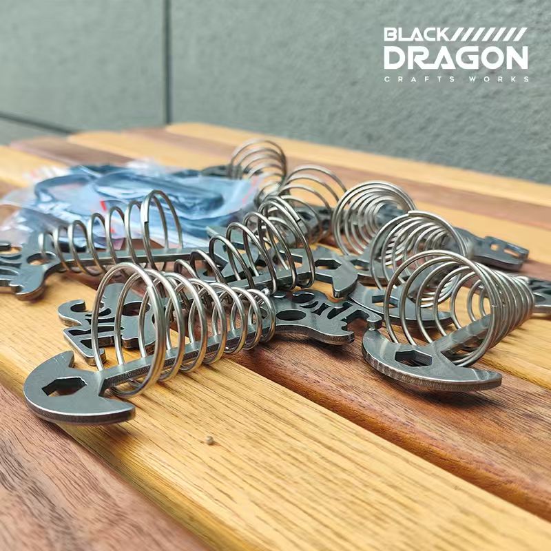 BLACK DRAGON 魚骨釘 帳篷天幕木板固定彈簧不鏽鋼地釘