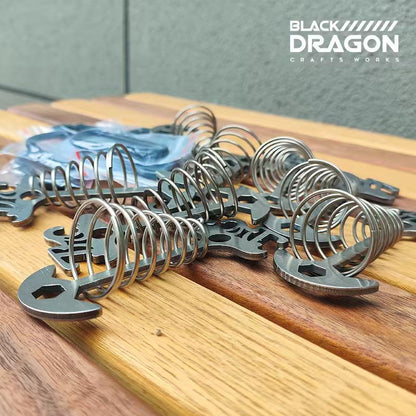 BLACK DRAGON 魚骨釘 帳篷天幕木板固定彈簧不鏽鋼地釘