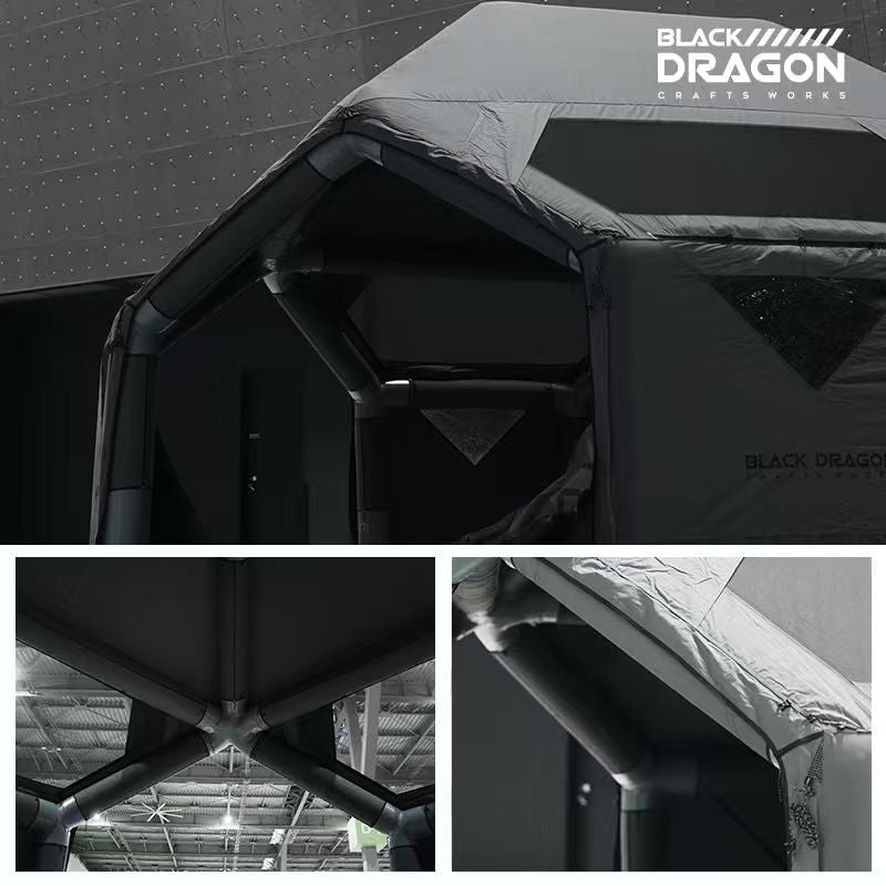 BLACK DRAGON 空間站 01天宮專業戶外露營帳篷野外過夜充氣球形帳篷