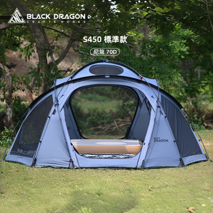 BLACK DRAGON S450 尼龍標準款 球型大空間星空頂露營帳篷 可無限拓展